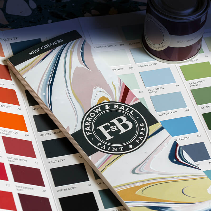 WE ARE NOW STOCKISTS OF FARROW & BALL PAINTS!