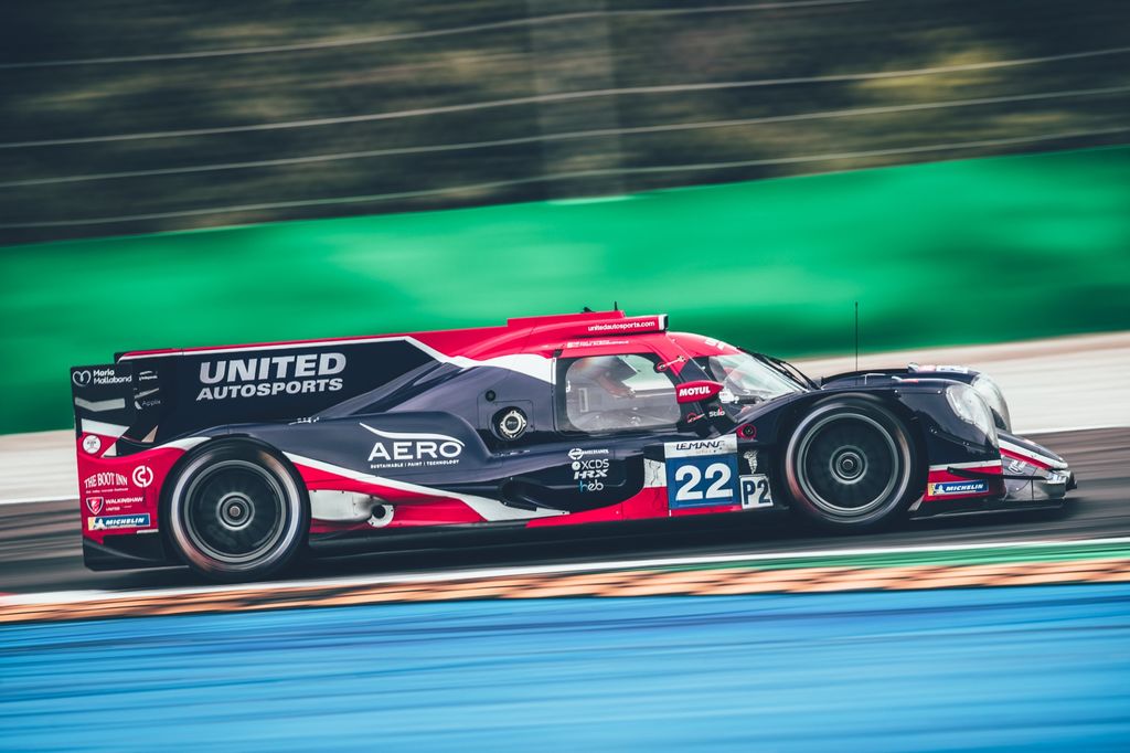 United Autosports win at Monza - car on track