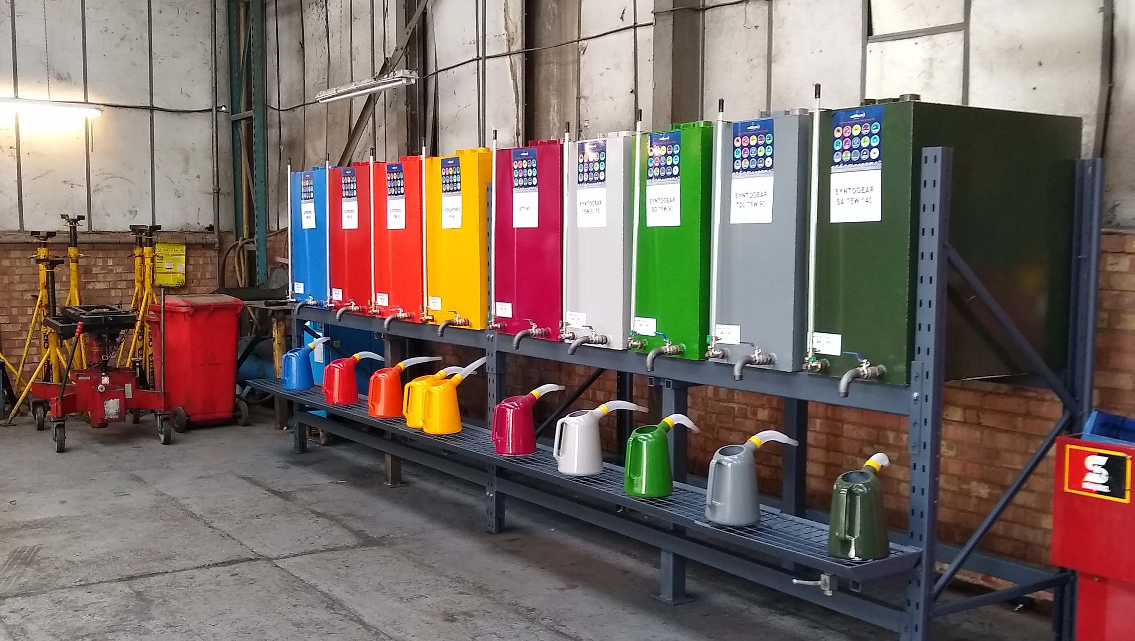Witham offer free bulk storage tanks, reducing the need for individual packaging drums, and helping avoid oil contamination.