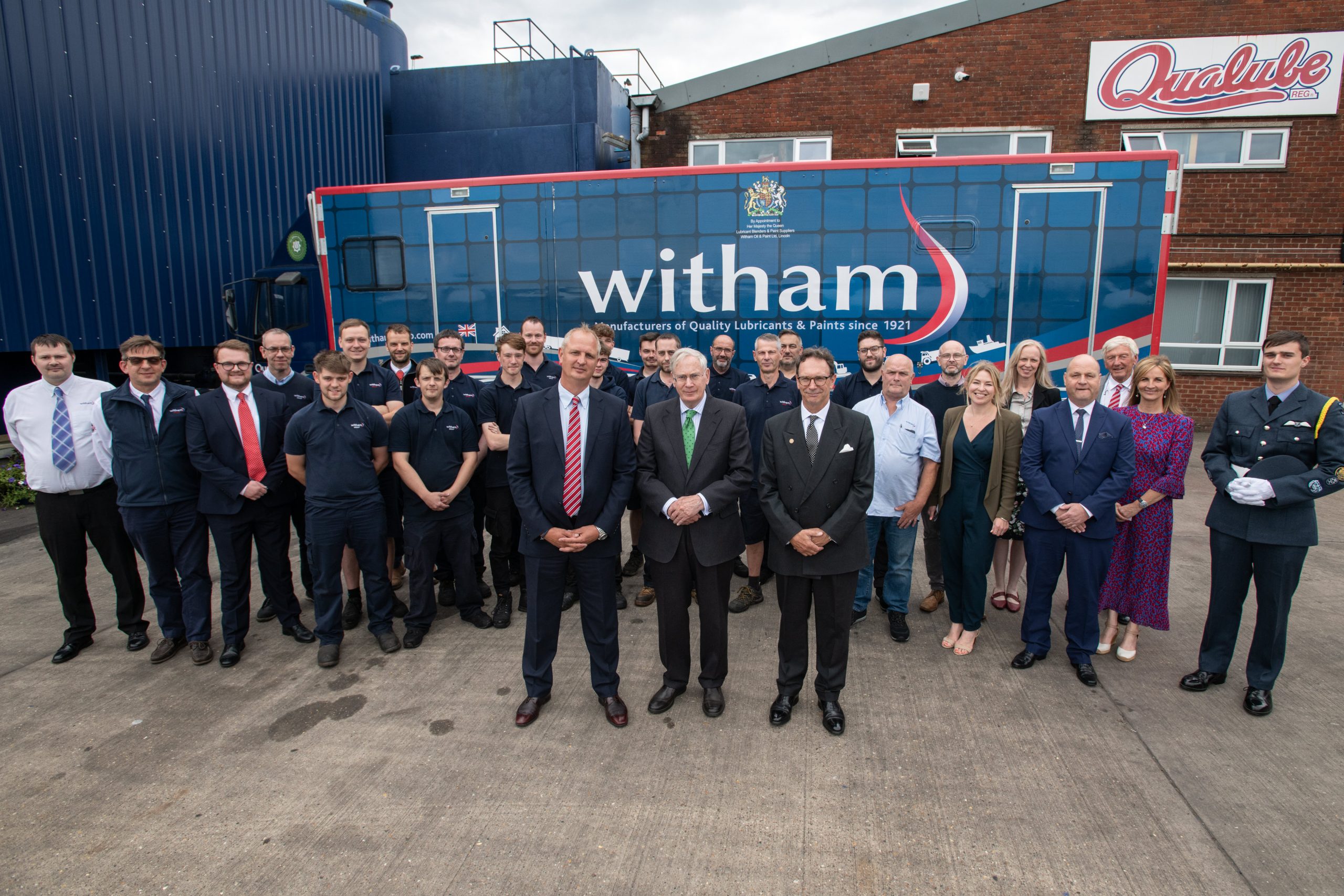 The Witham Group recently hosted visit from HRH The Duke of Gloucester.