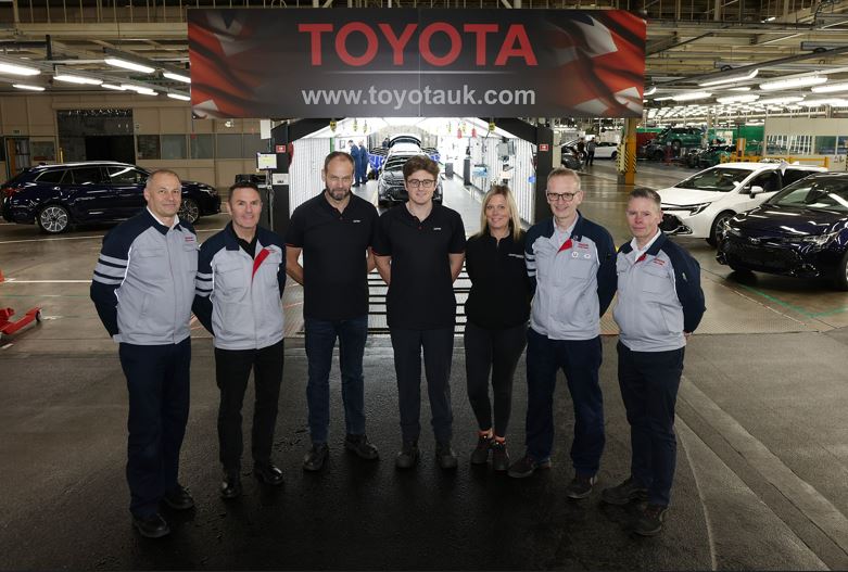 The Speedworks Motorsport / Toyota Gazoo Racing UK Team with new driver Andrew Watson who will be competing in the British Touring Car Championship.