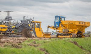 LDC machinery digging drains