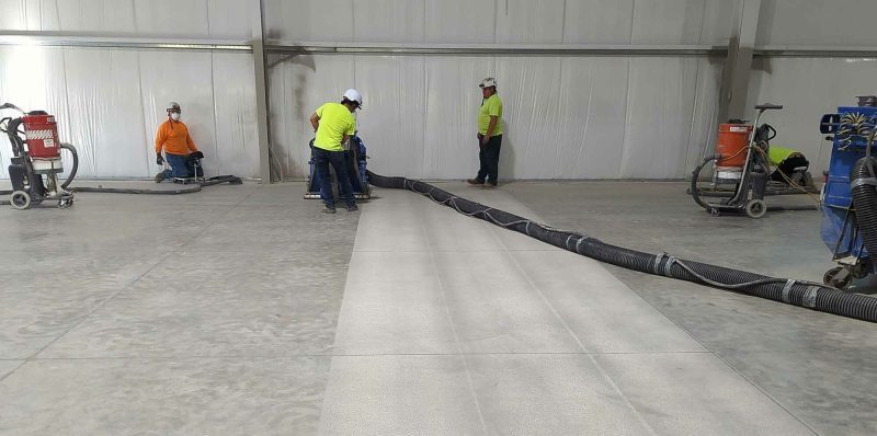 Concrete surface prep