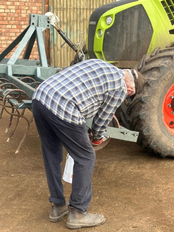 Woco Paint applied to tractor