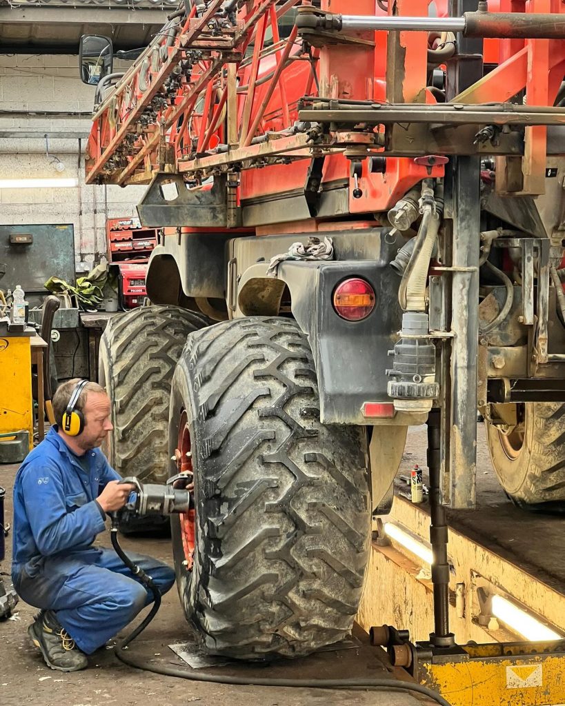 Billingborough Garage Workshop Servicing Farm Machinery