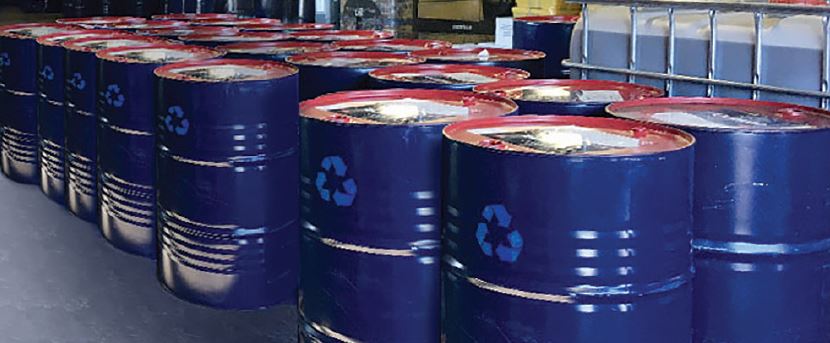 Oil drum packaging