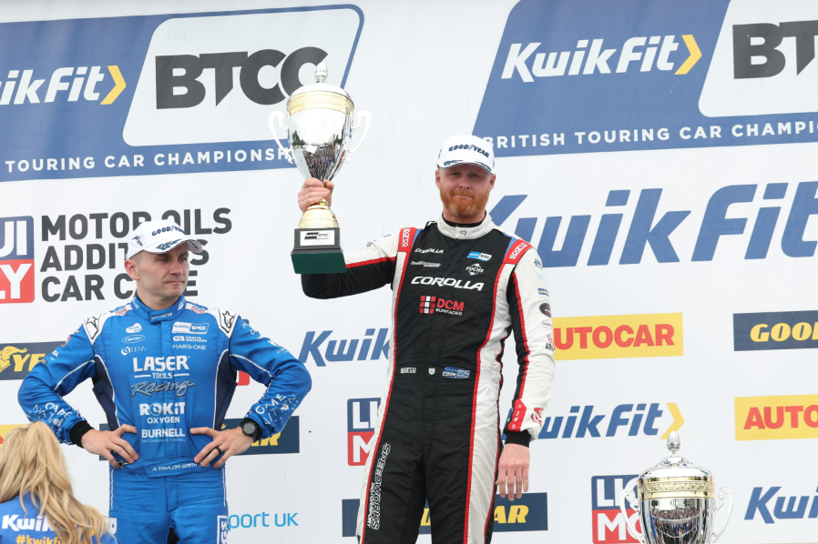 Josh Cook Podium BTCC