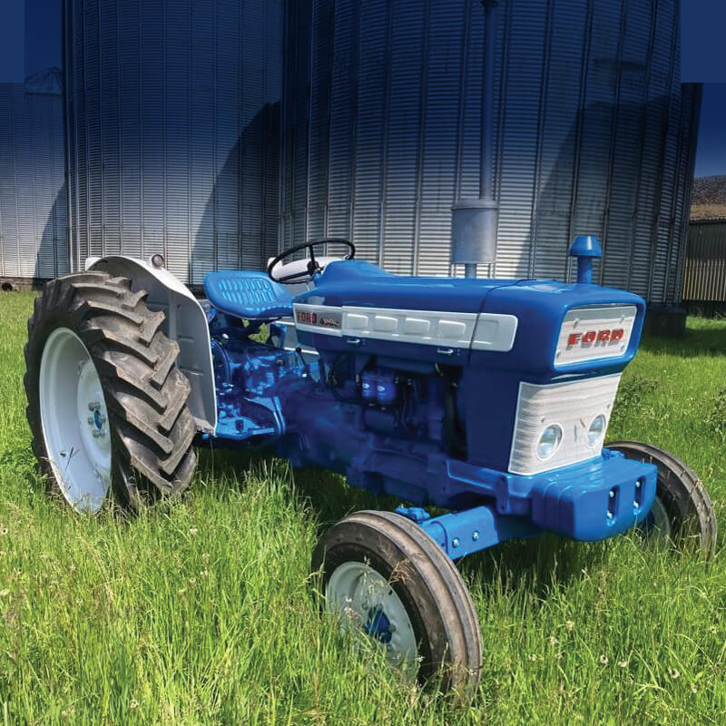 1968 FORD 4000 TRACTOR RESTORATION USING WITHAM PAINT