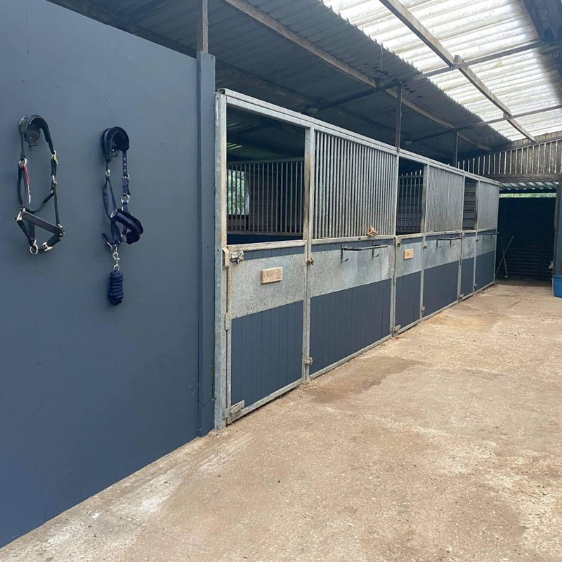 Barn Paint Helps Transform Stables